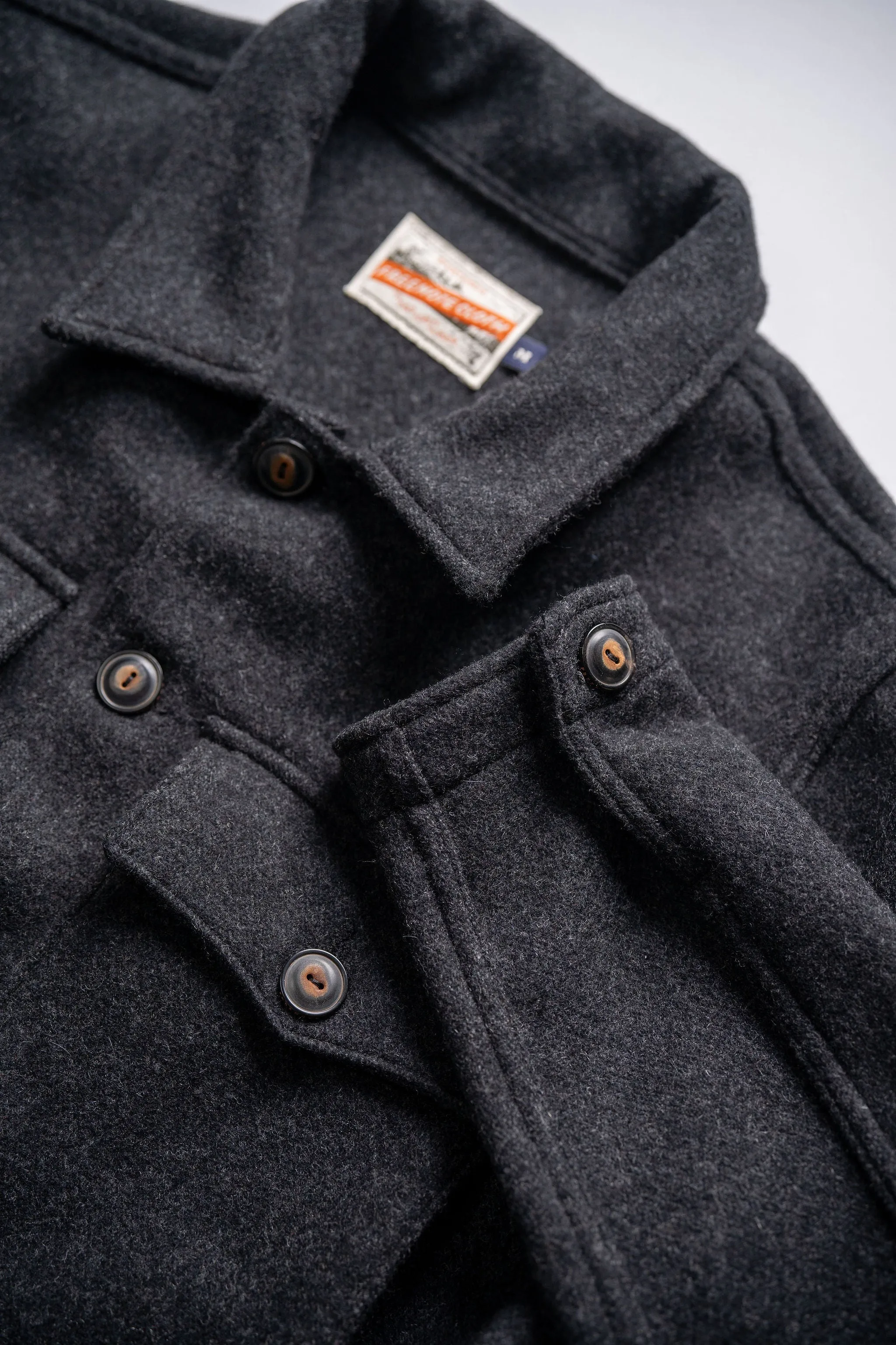 Freenote Cloth Midway Wool - Charcoal