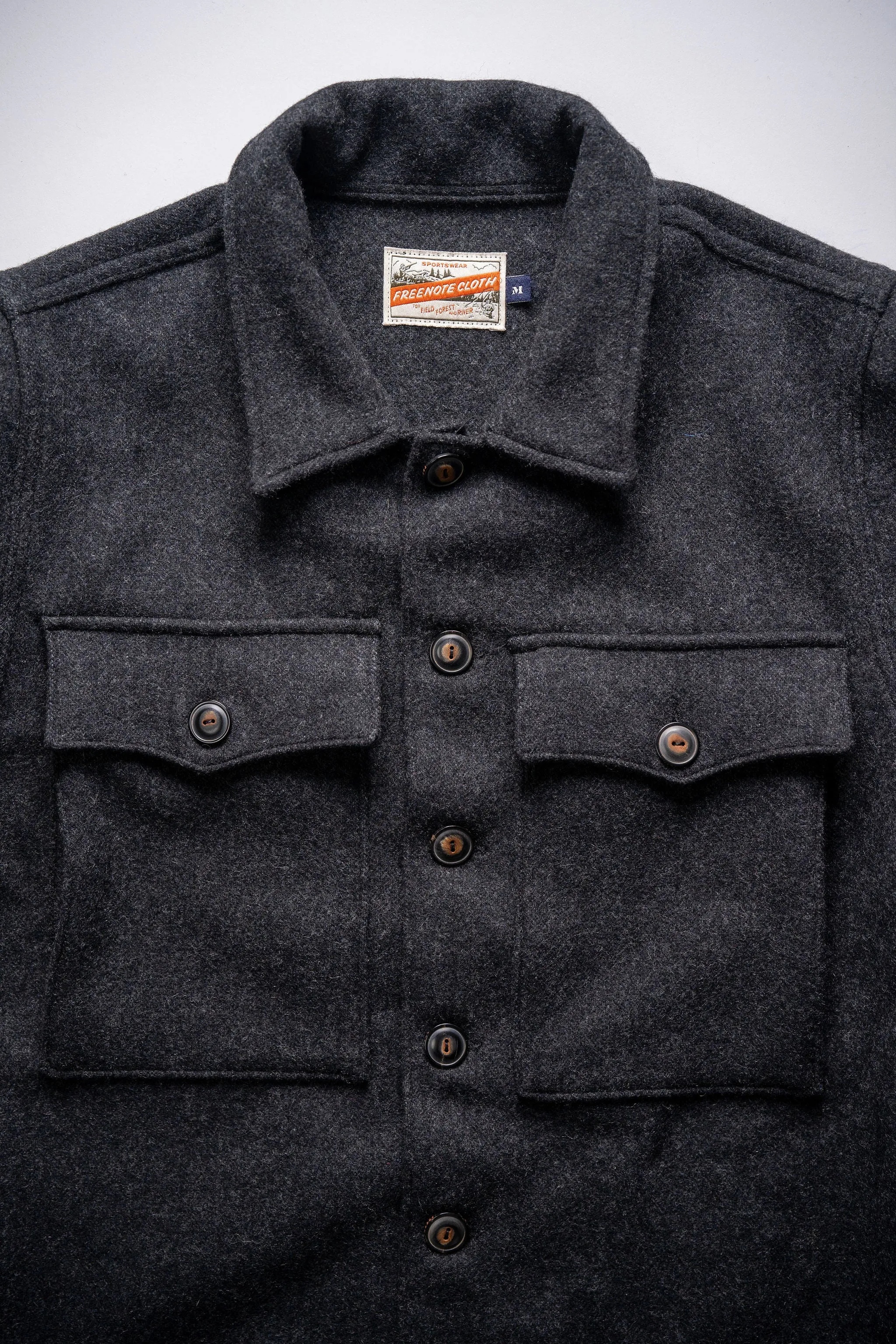 Freenote Cloth Midway Wool - Charcoal