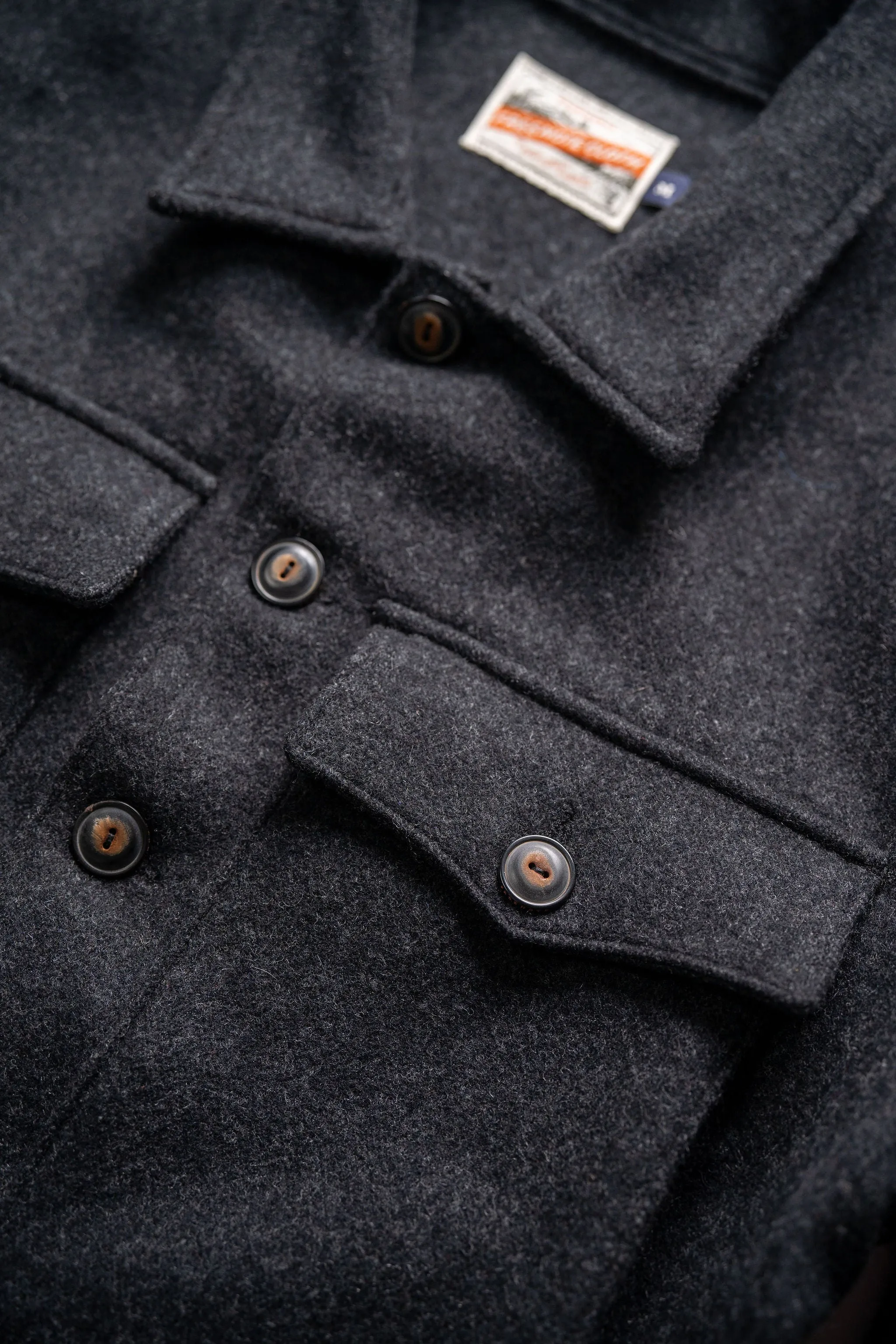 Freenote Cloth Midway Wool - Charcoal