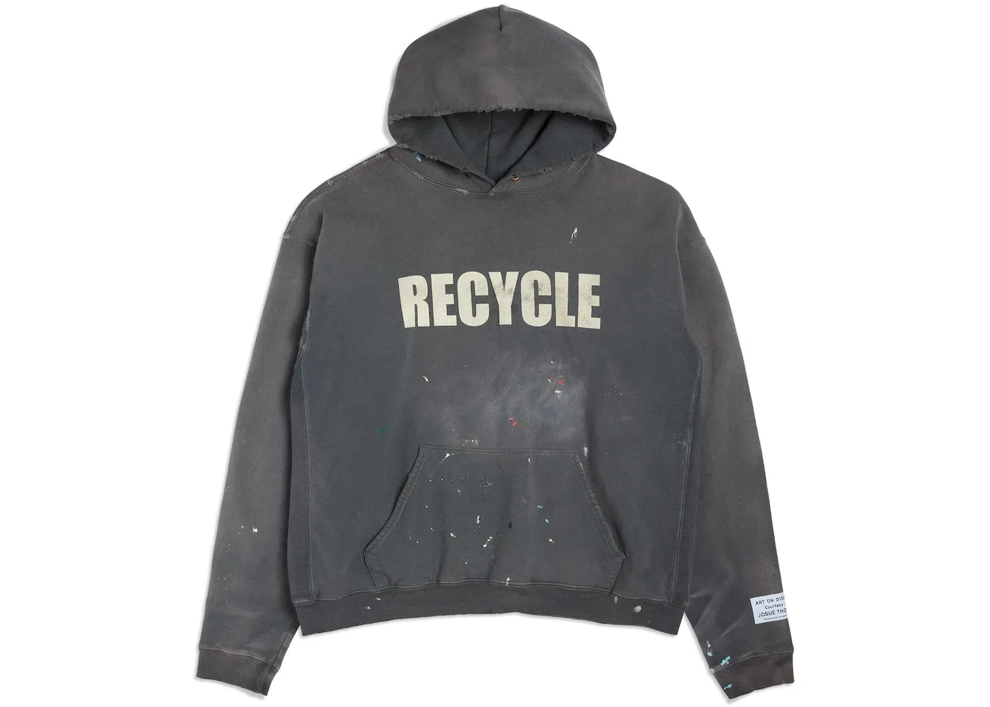 Gallery Dept. 90's Recycle Hoodie Washed Black