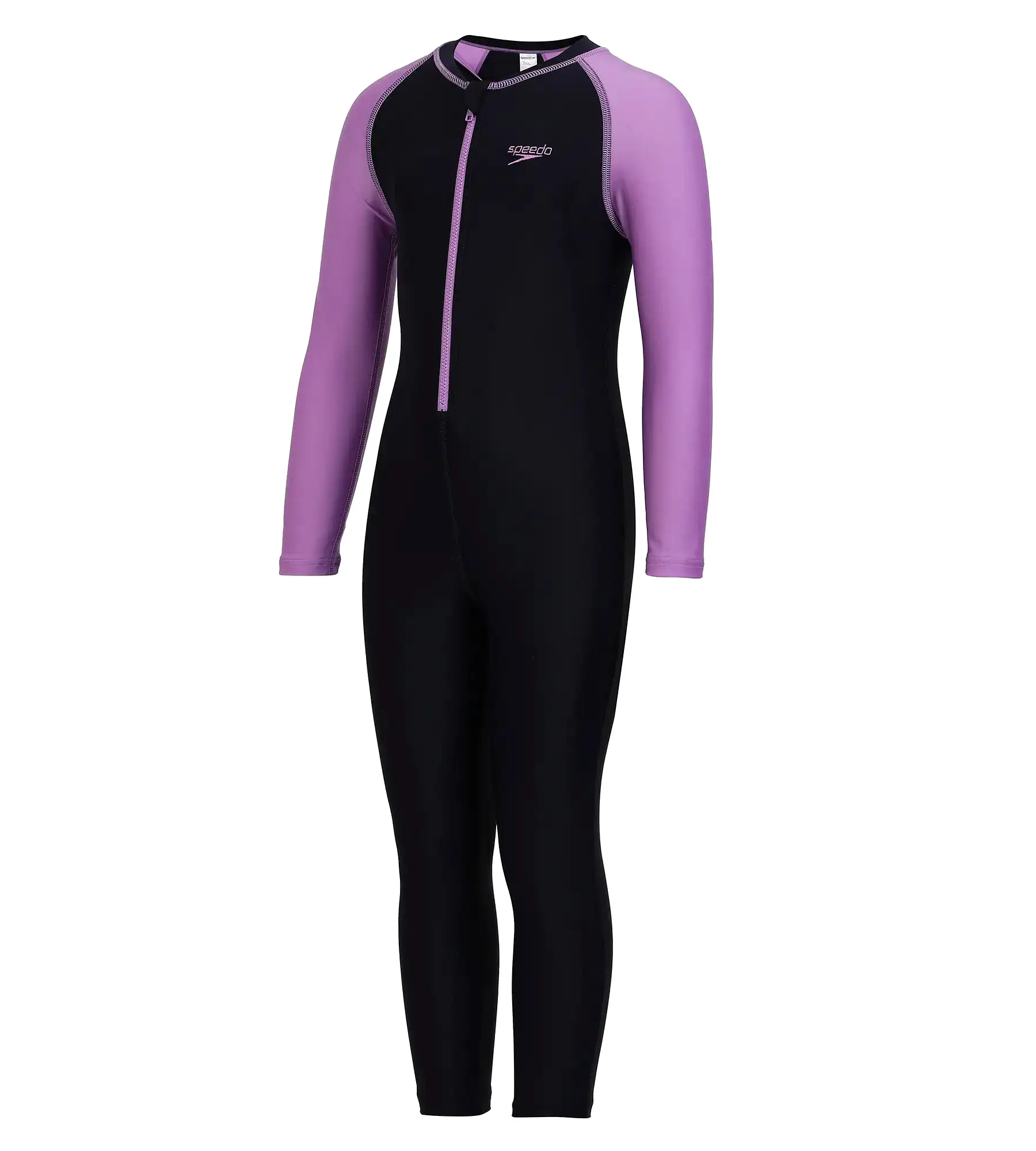 Girl's Endurance All In one Full Body Suit Swimwear - Truenavy & Sweet Purple