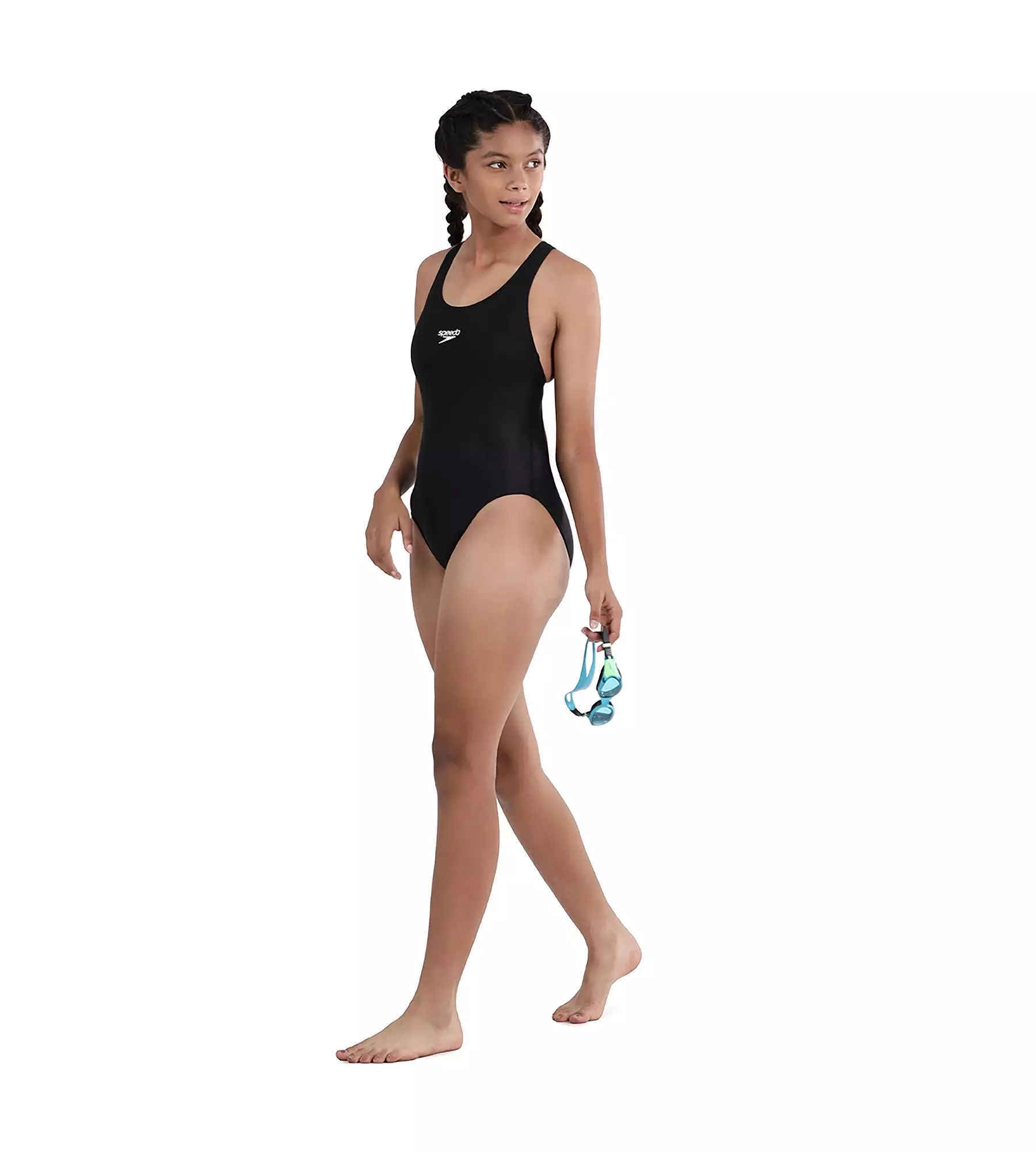 Girl's Splashback Swimwear - Black