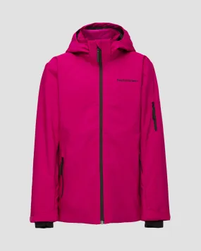 Girls' ski jacket Peak Performance Maroon 2L G78031110-6f3