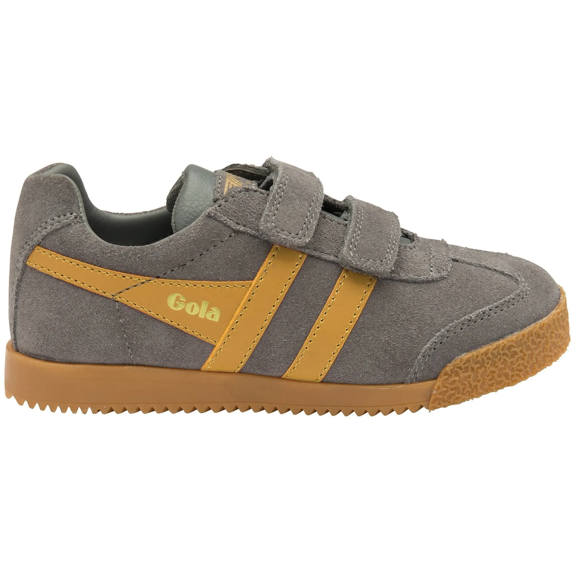 GOLA HARRIER velcro basket sneakers gris