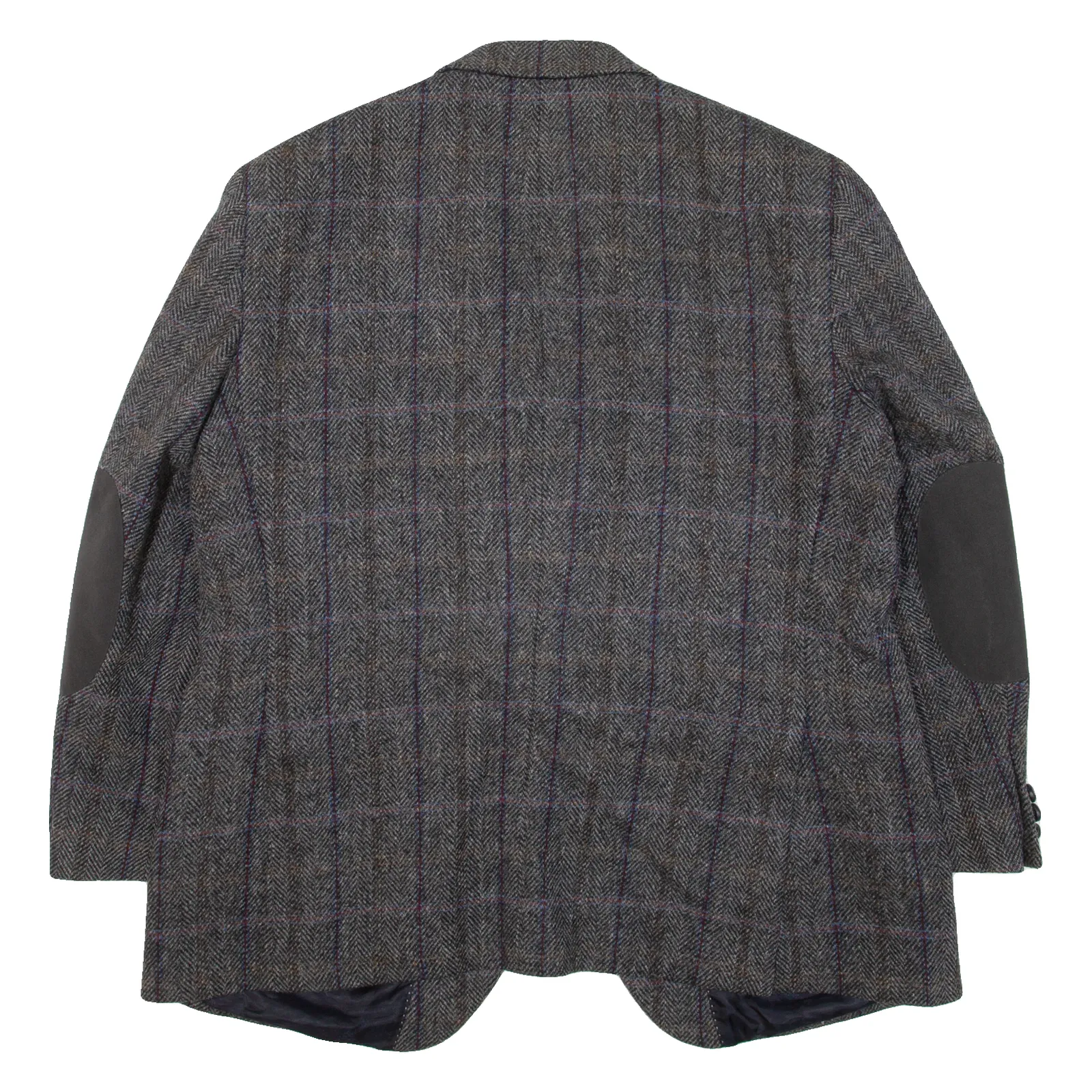 HARRIS TWEED BARUTTI Mens Blazer Jacket Grey Tweed Wool Check 2XL