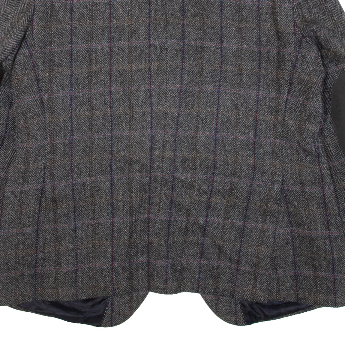 HARRIS TWEED BARUTTI Mens Blazer Jacket Grey Tweed Wool Check 2XL