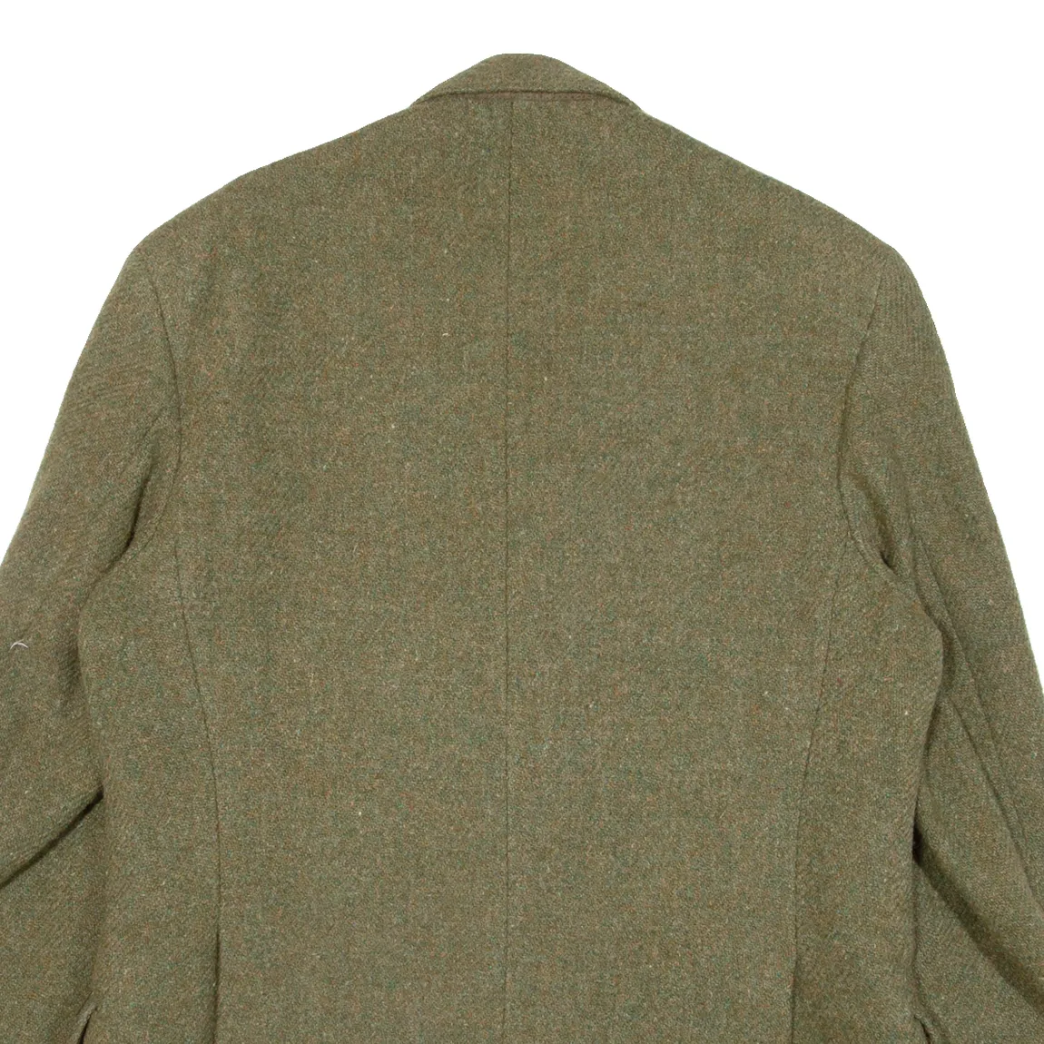 HARRIS TWEED Mens Blazer Jacket Green Tweed Wool 90s M