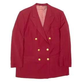 HENDRIKSEN Womens Blazer Coat Red M