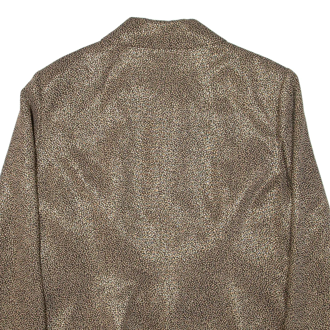 HRB Gold Speckle Womens Blazer Jacket Gold M