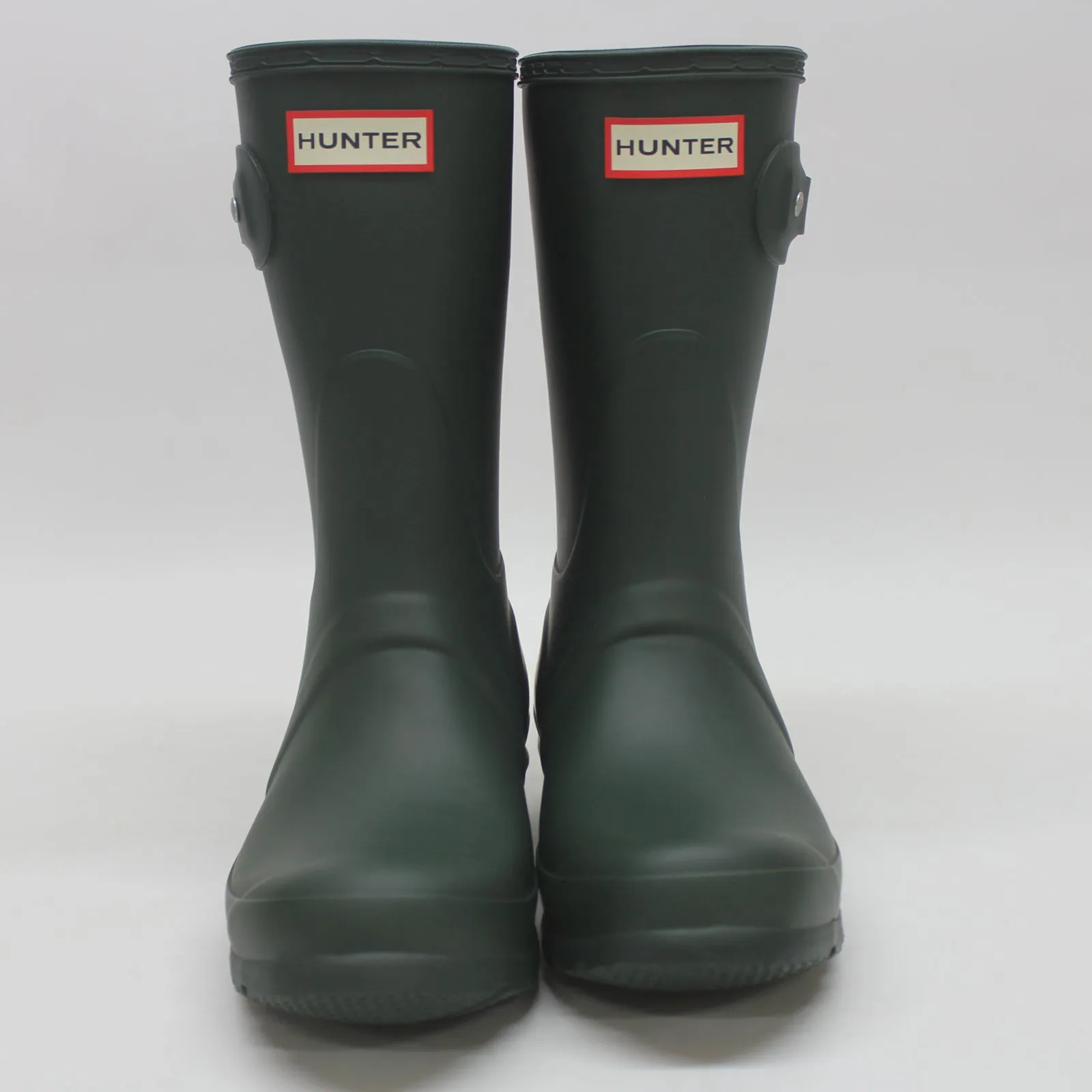 Hunter Original Short Green Womens Boots - UK 4