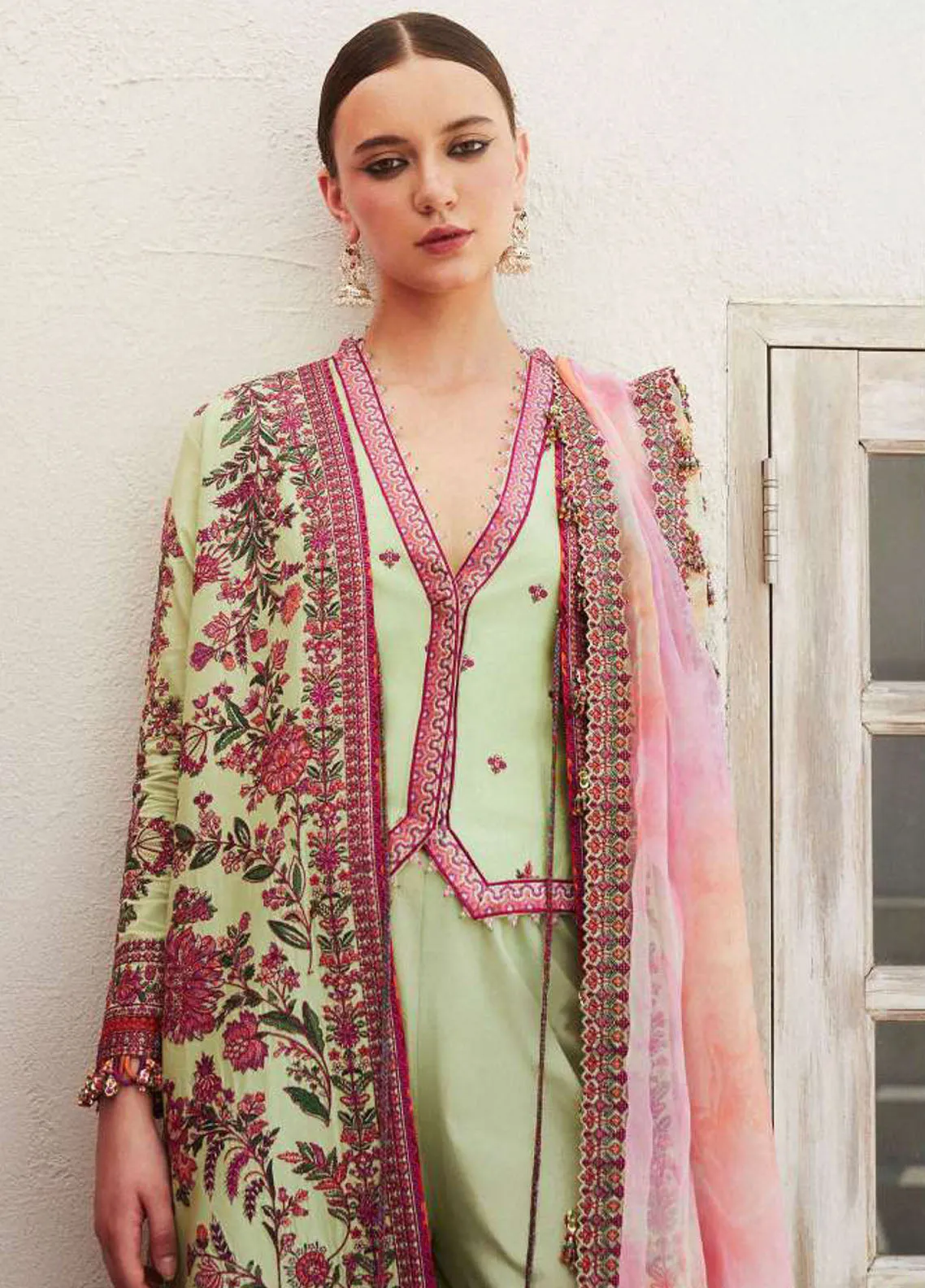 Hussain Rehar Embroidered Lawn Unstitched 3 Piece Suit - HR24EL EIRA