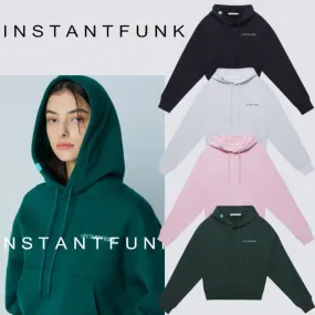 INSTANTFUNK  |Unisex Long Sleeves Plain Hoodies