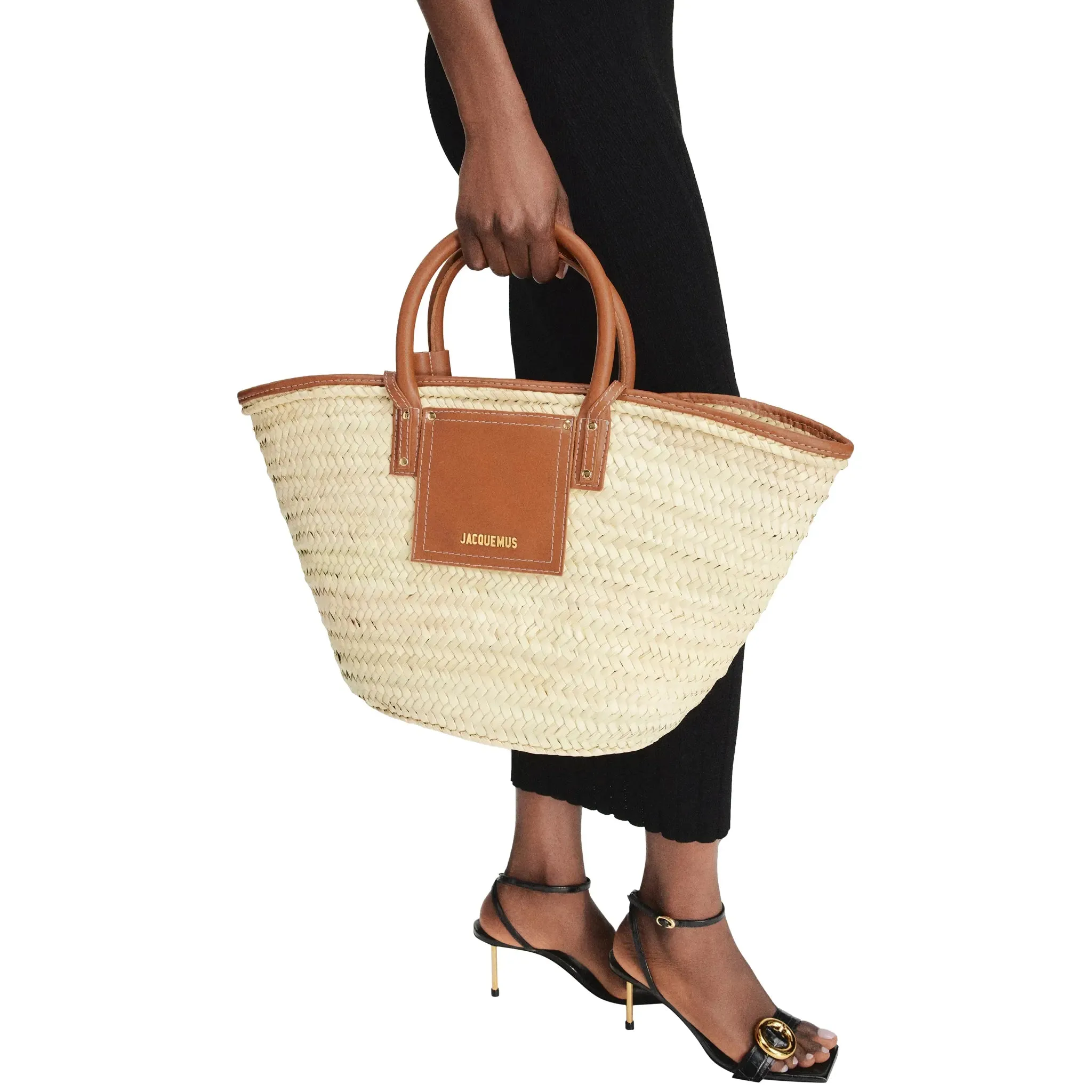 Jacquemus Le Panier Soli Light Brown Tote Bag