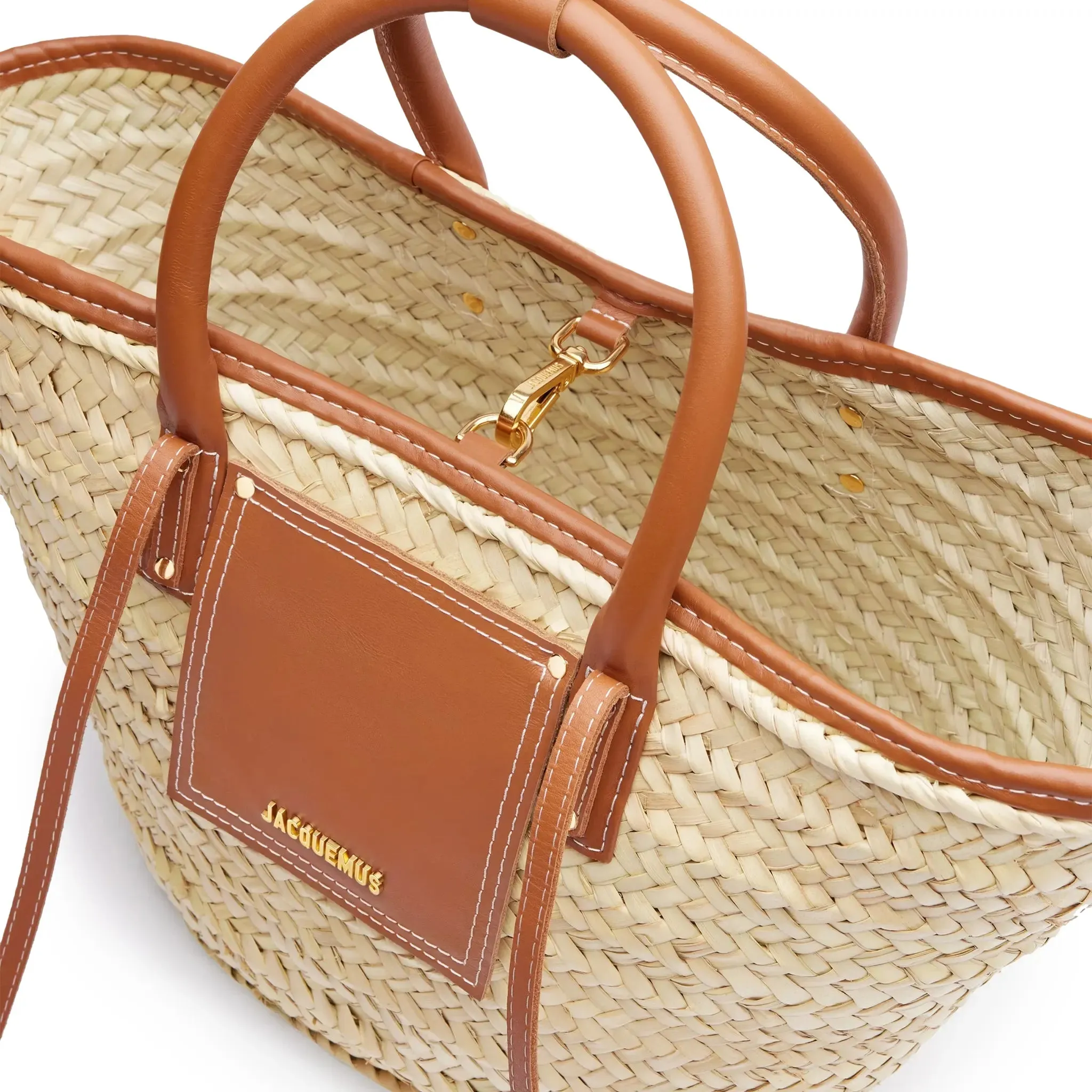 Jacquemus Le Panier Soli Light Brown Tote Bag