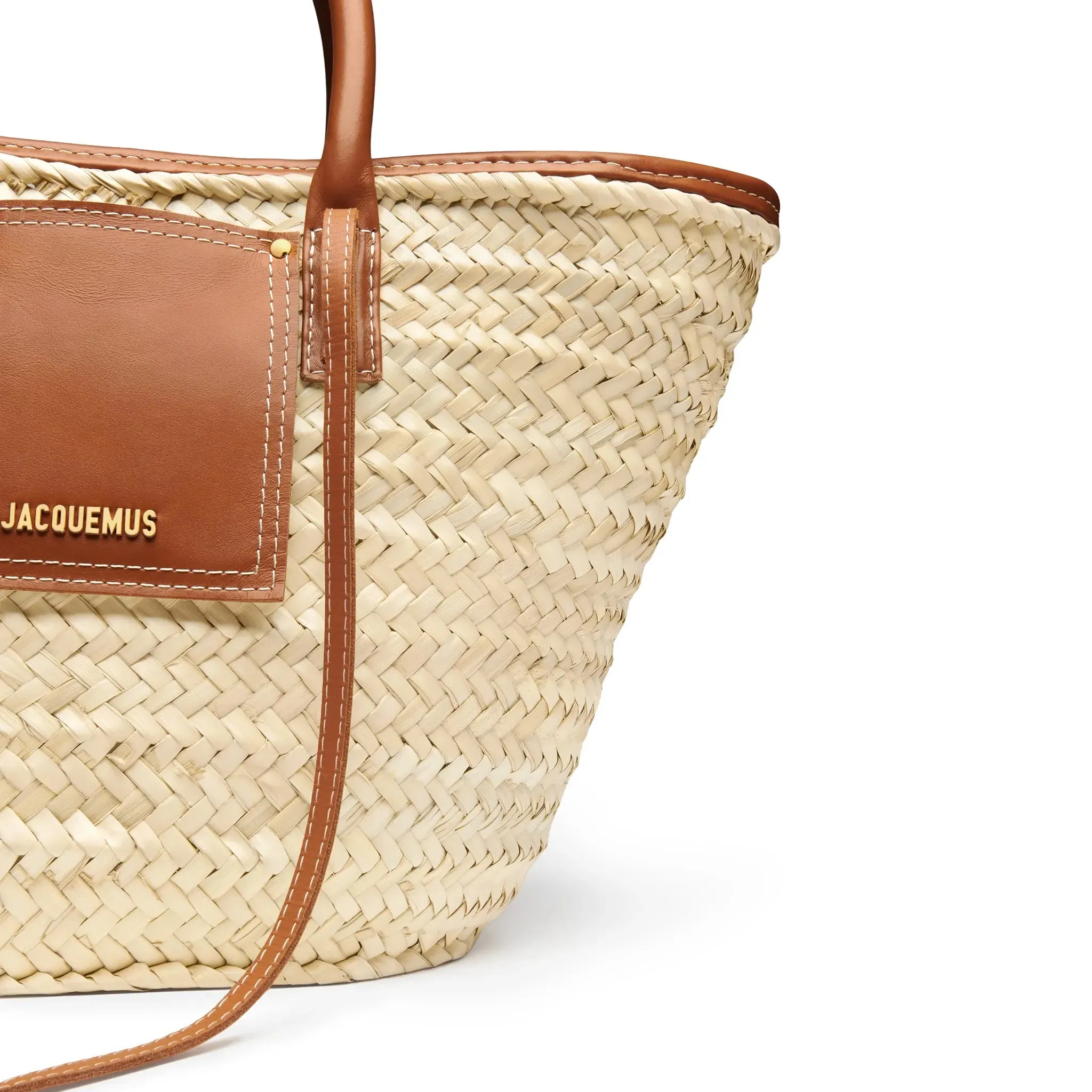 Jacquemus Le Panier Soli Light Brown Tote Bag