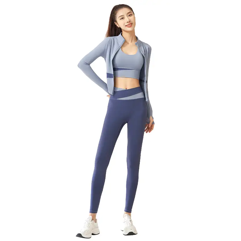 Juyitang three-piece yoga quick-drying suit