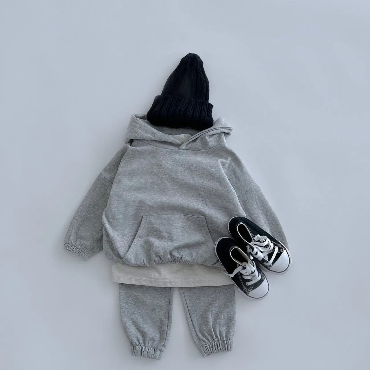 Kids Kangaroo Pocket Hoodie (2-6yr) - 4 Colors