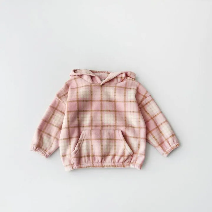 Kids Plaid Fleece Hoodie and Pants Set (2-6yr) - 2 Colors