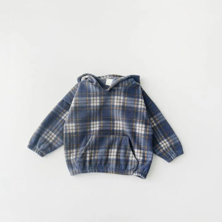 Kids Plaid Fleece Hoodie and Pants Set (2-6yr) - 2 Colors