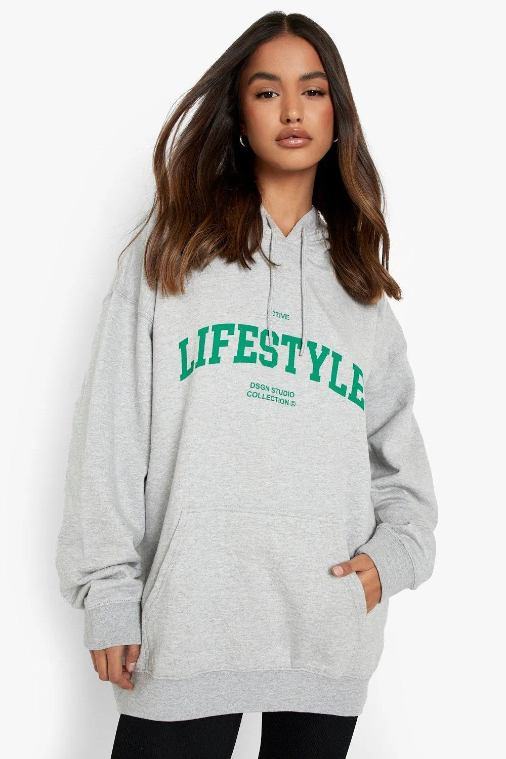 Lifestyle Printed Oversized Hoodie