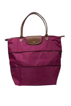 Longchamp - Purple Le Pliage Original Large Tote bag