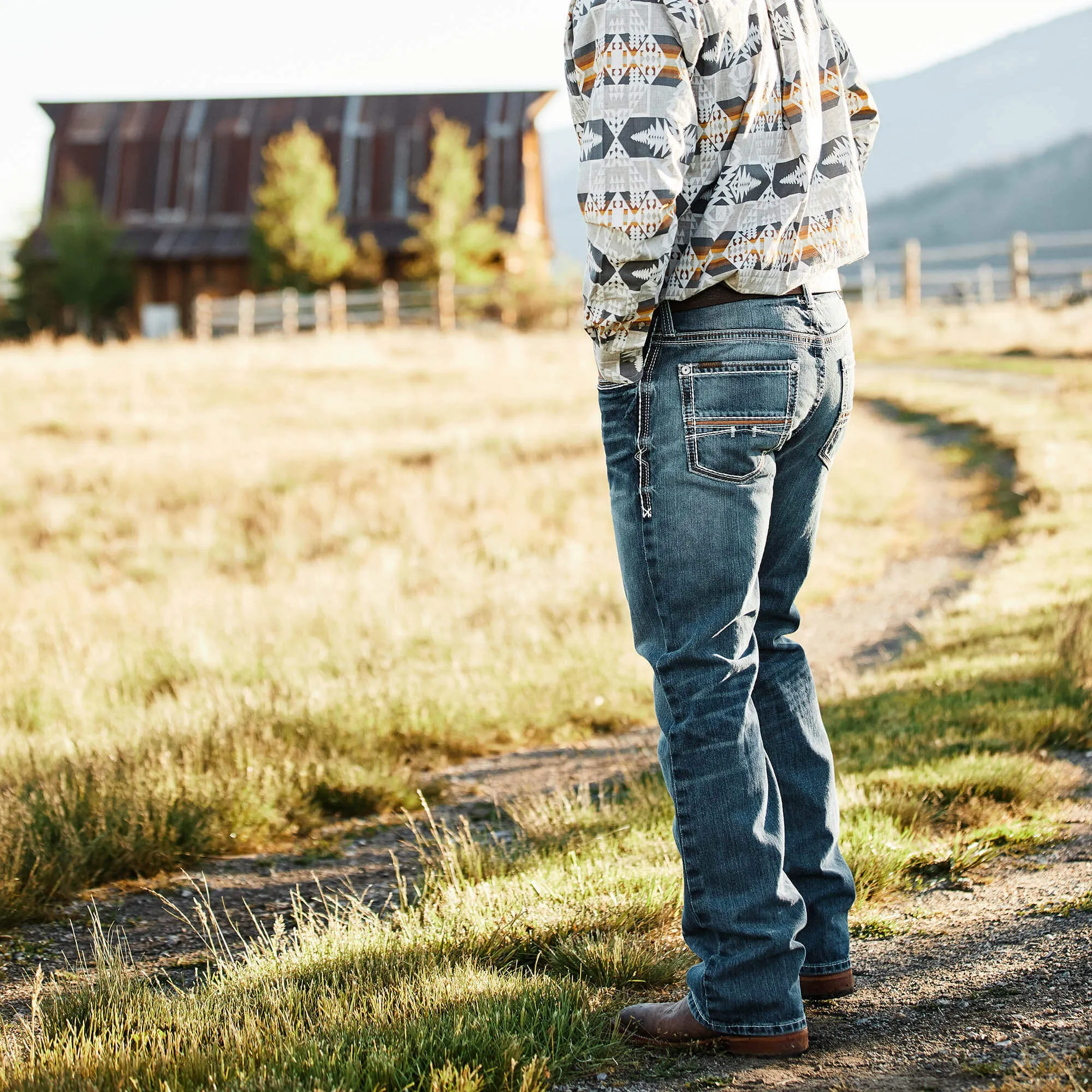 M4 Low Rise Coltrane Boot Cut Jean