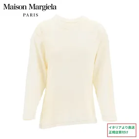 Maison Margiela  |Crew Neck Long Sleeves Plain Cotton Hoodies & Sweatshirts