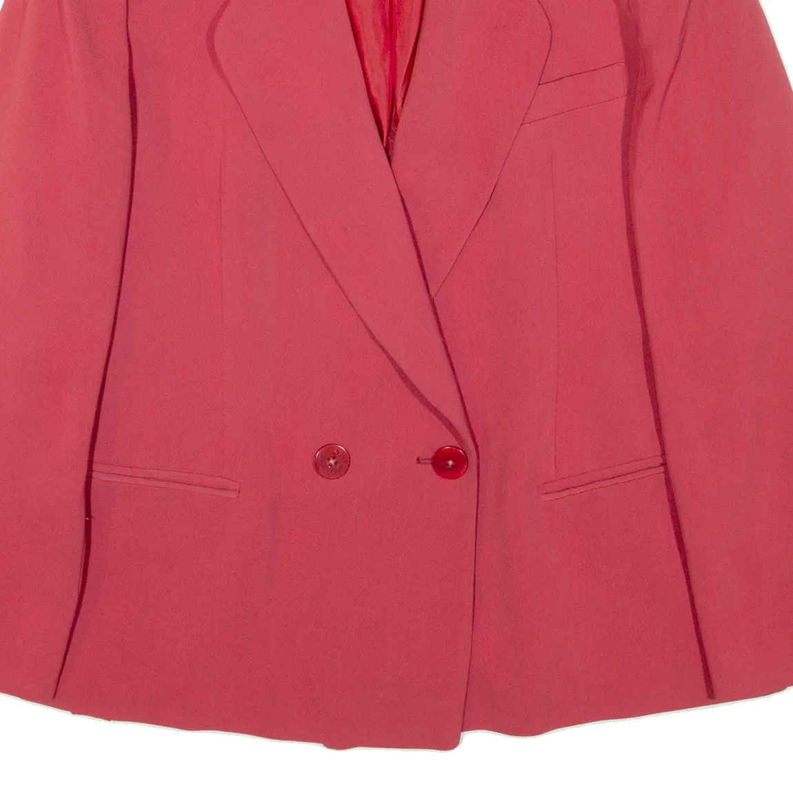 MANI Womens Blazer Jacket Red Knit M