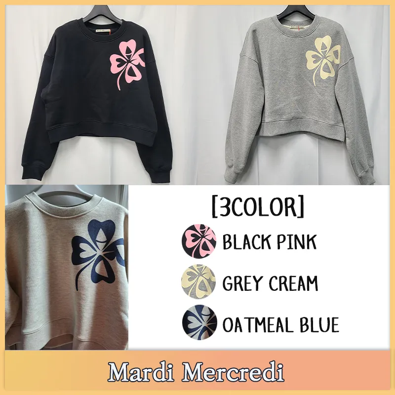 Mardi Mercredi  |Street Style Cotton Logo Hoodies & Sweatshirts