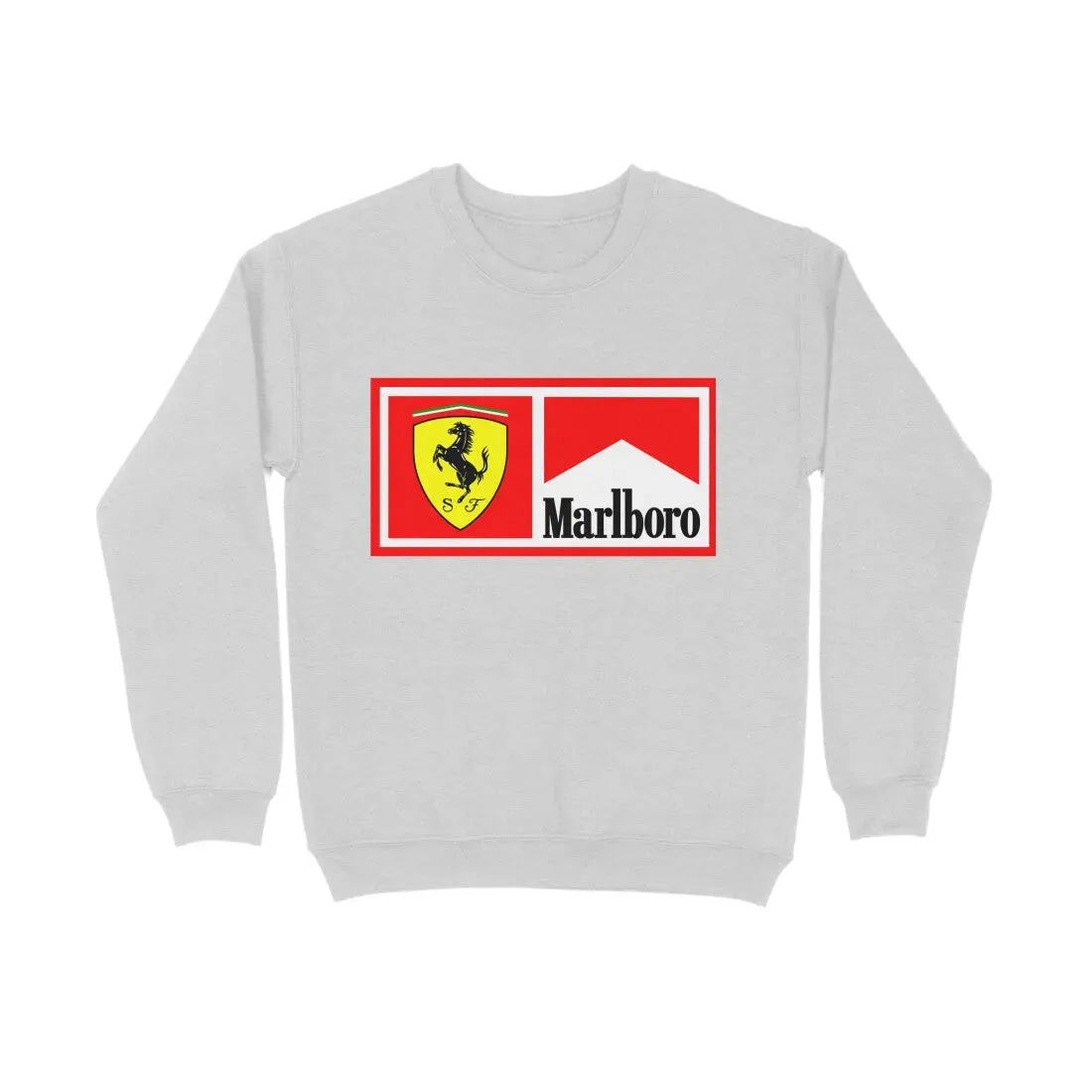 Marlbaro Typography Print Unisex Cotton Sweatshirt