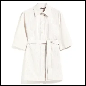 Max Mara LEISURE  |Plain Cotton Short Sleeves Tunics