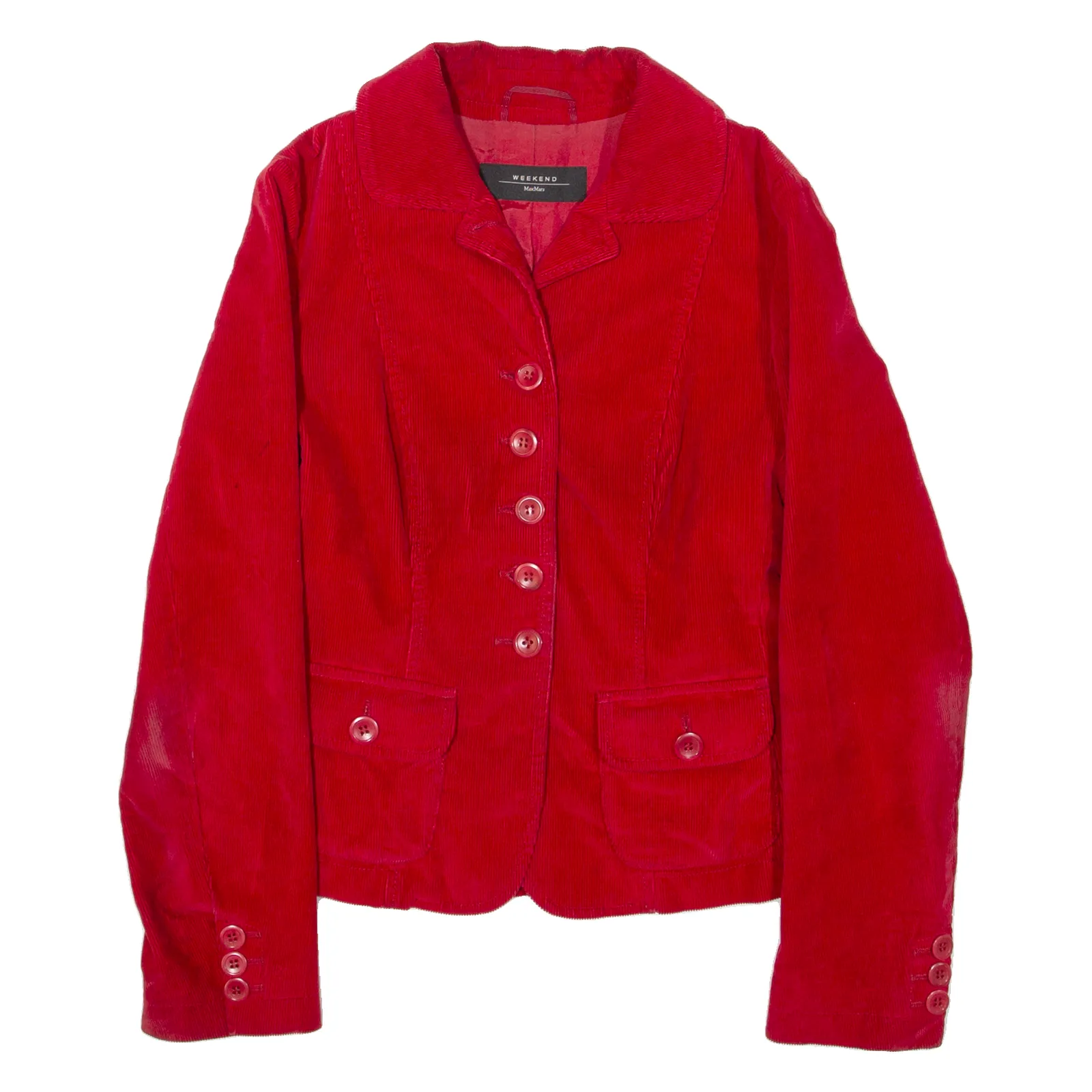 MAX MARA WEEKEND Womens Blazer Jacket Red UK 8