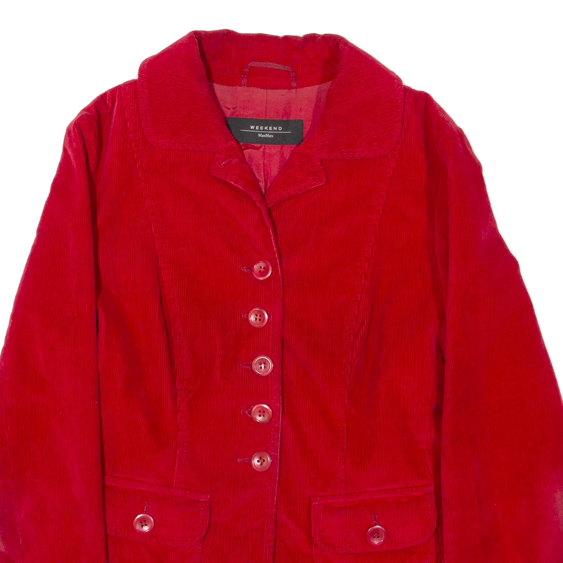 MAX MARA WEEKEND Womens Blazer Jacket Red UK 8