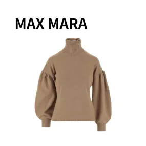 MaxMara  |Wool Plain V-neck & Crew neck