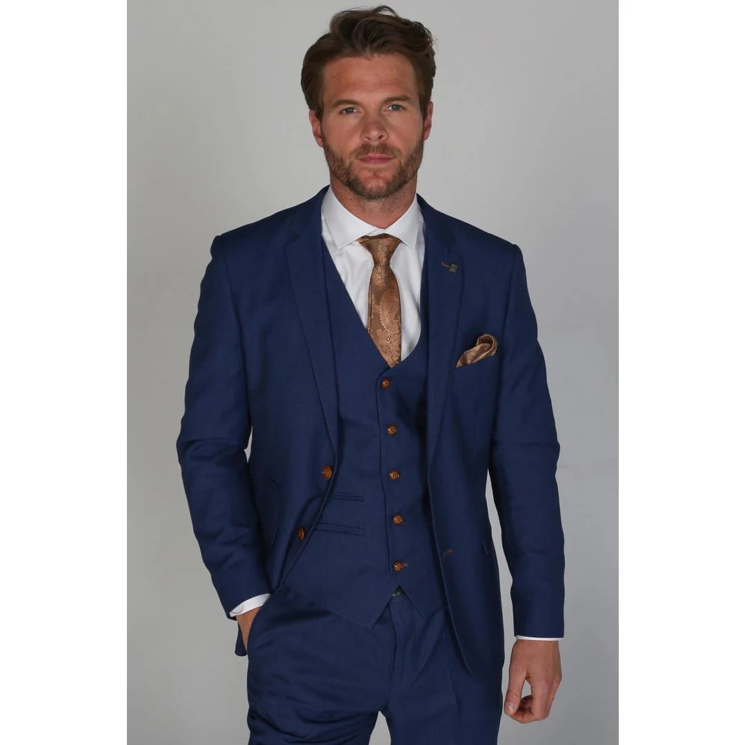 Mayfair- Men's Plain Blue Blazer