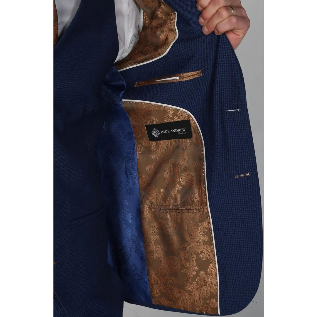 Mayfair- Men's Plain Blue Blazer