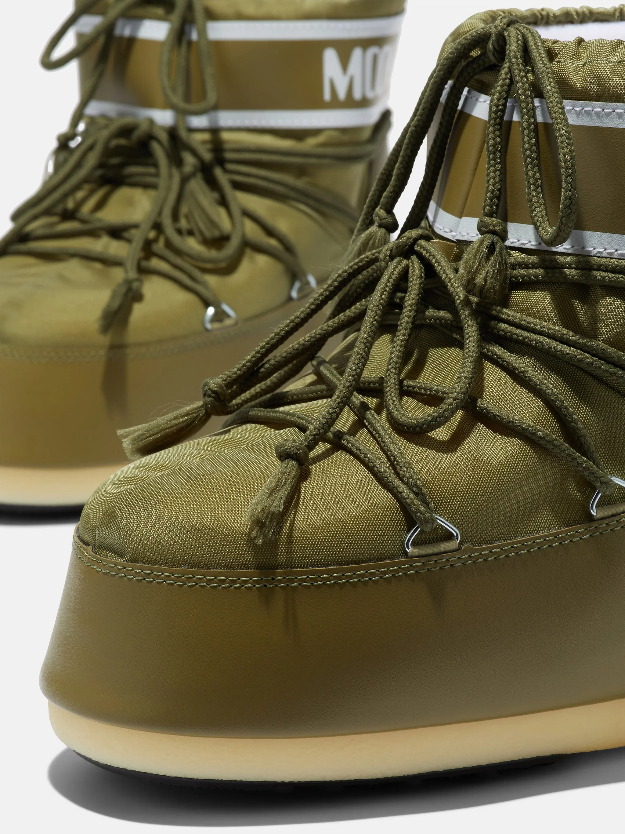 MB Icon Low Khaki Nylon Boots