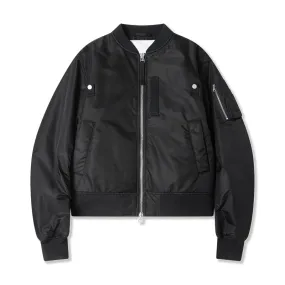 Men's MA-1 Padded Bomber Jacket BLack