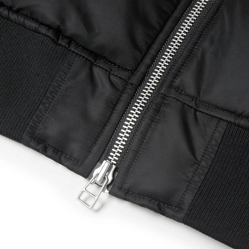 Men's MA-1 Padded Bomber Jacket BLack