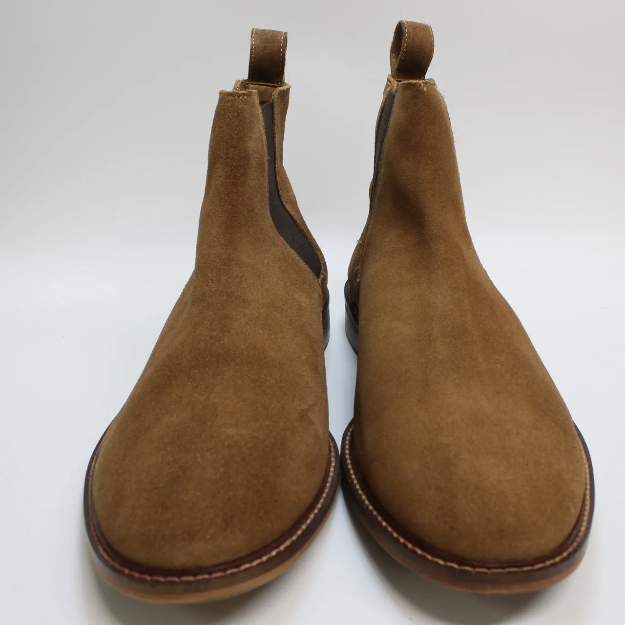 Mens Office Beacon Chelsea Boots Tan Suede Uk Size 12