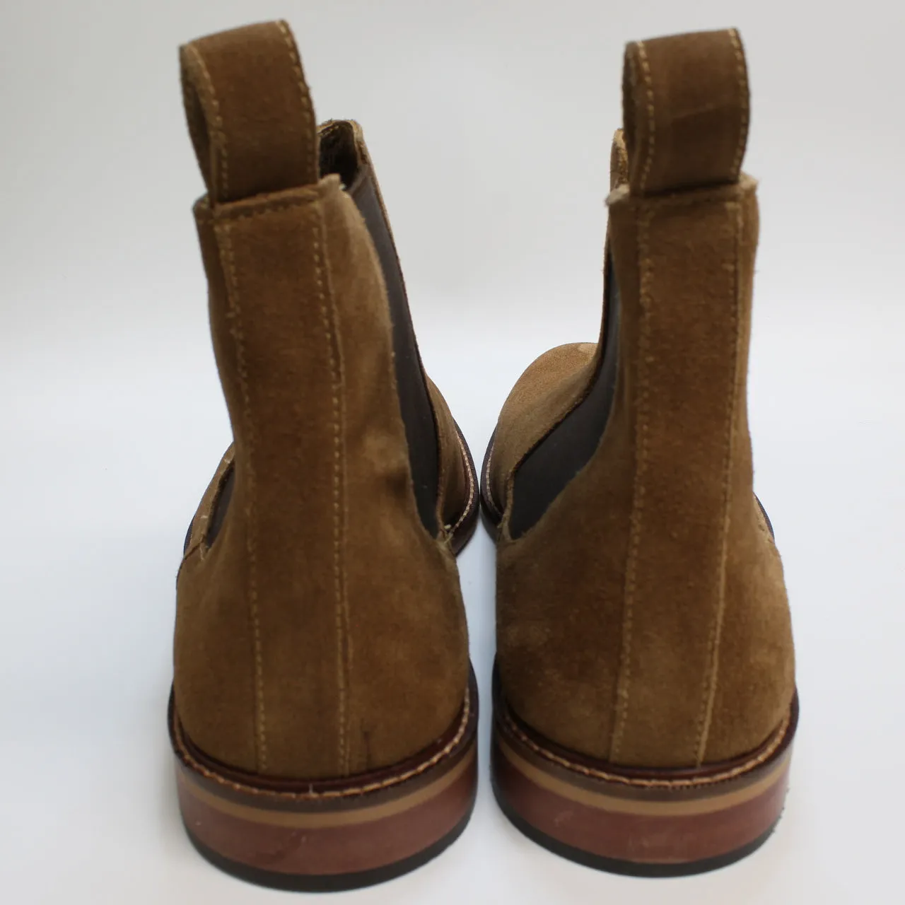 Mens Office Beacon Chelsea Boots Tan Suede Uk Size 12