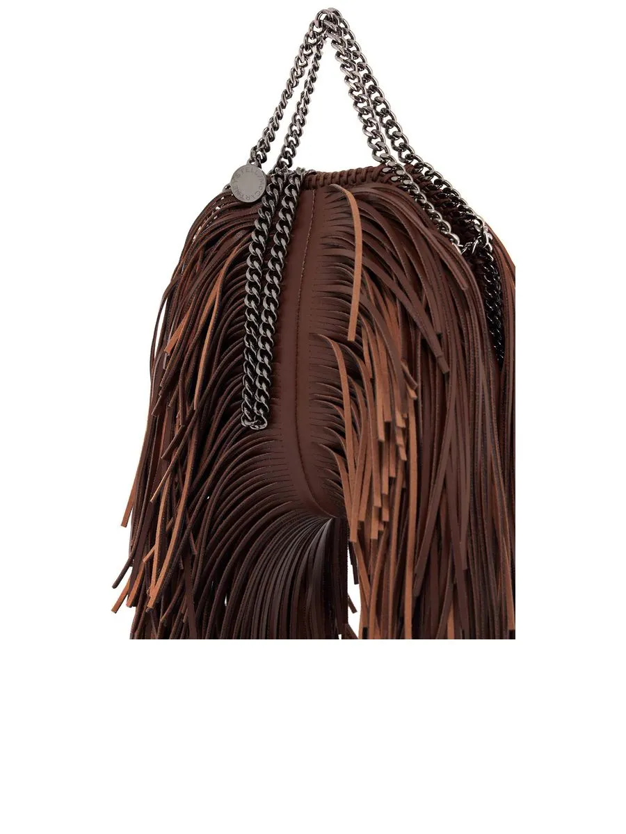 Mini Falabella Tote Bag With Fringes