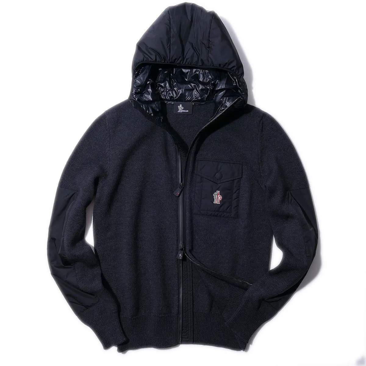 MONCLER  |Wool Plain Logo FX Advantage / Exclusive Hoodies