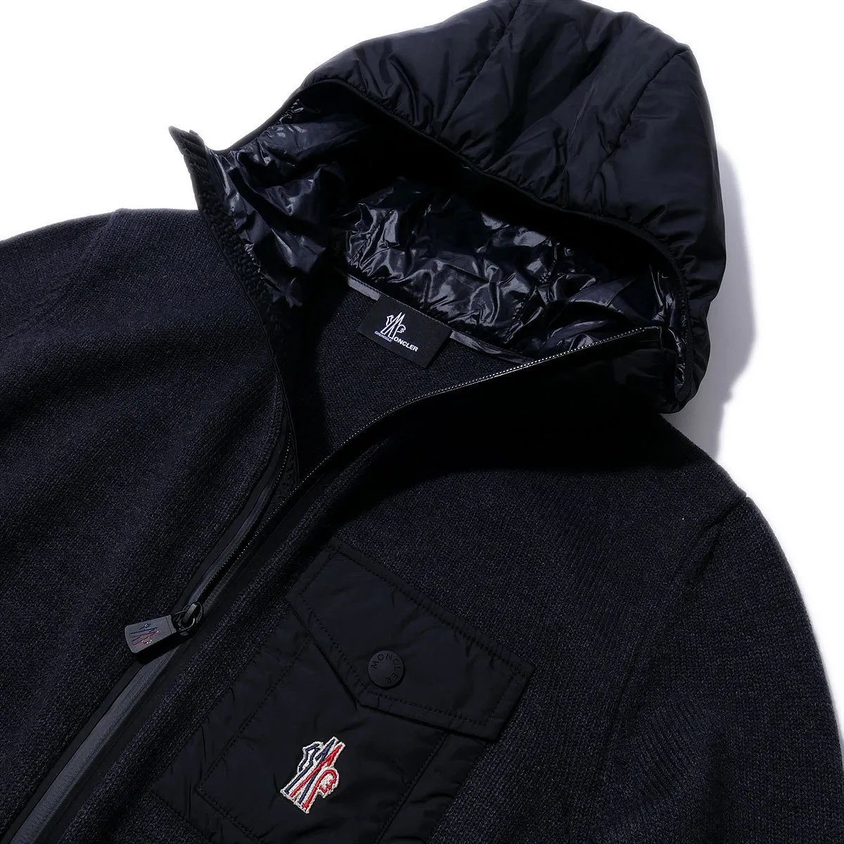 MONCLER  |Wool Plain Logo FX Advantage / Exclusive Hoodies