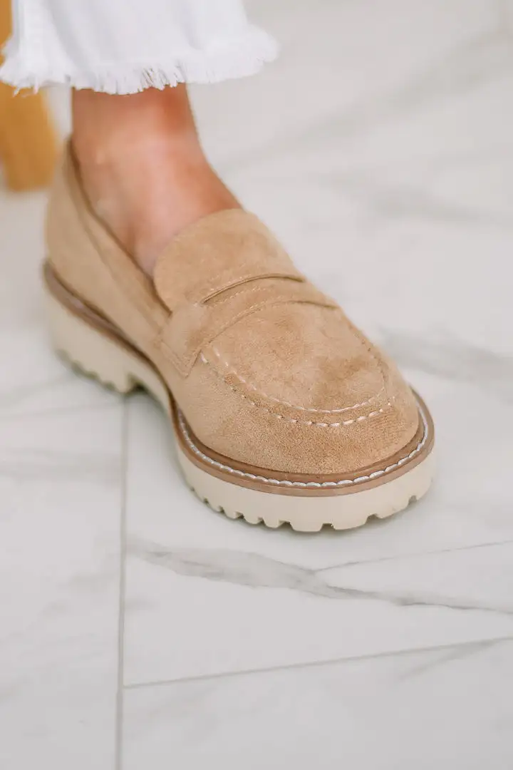 Mora Loafer Shoes | Taupe