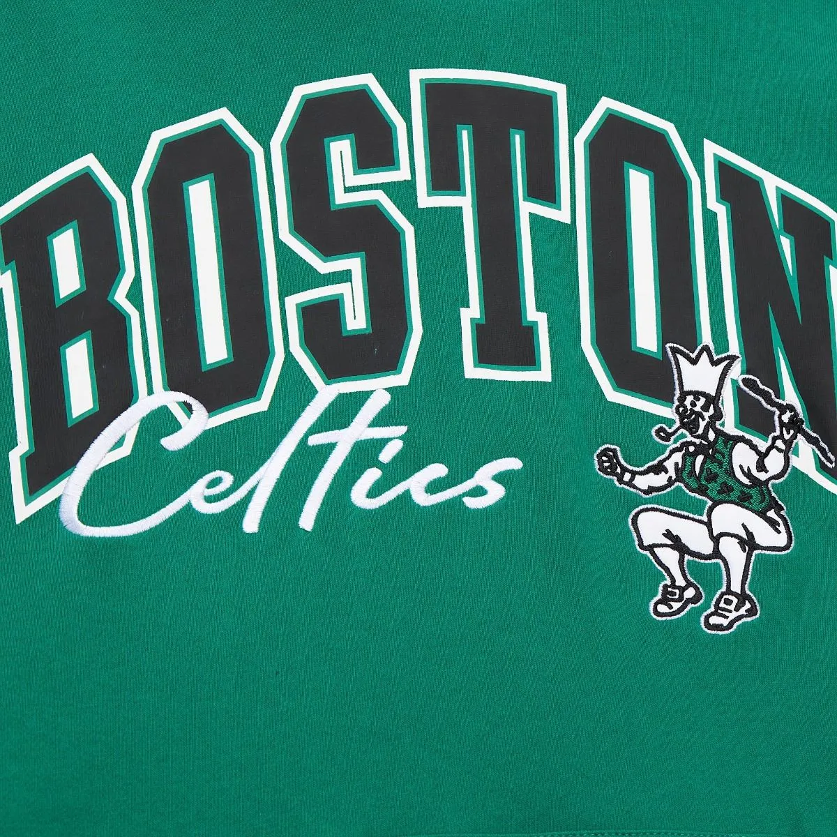 NBA Premium Fleece Hoodie Vintage Logo Boston Celtics