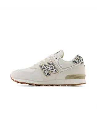 NEW BALANCE GC574 XD beige Léopard sneakers baskets