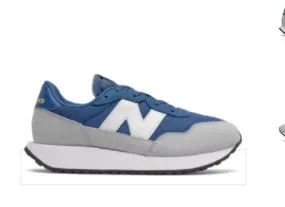 NEW BALANCE GS 237 ob1 bleu sneakers baskets