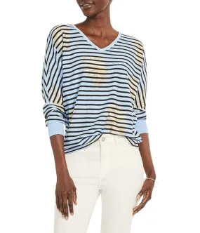 NIC+ZOE Stamped Stripes Sweater