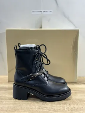 Ninalilou Anfibio Donna Pelle Nera Luxury Boot Woman Ninalilou 36